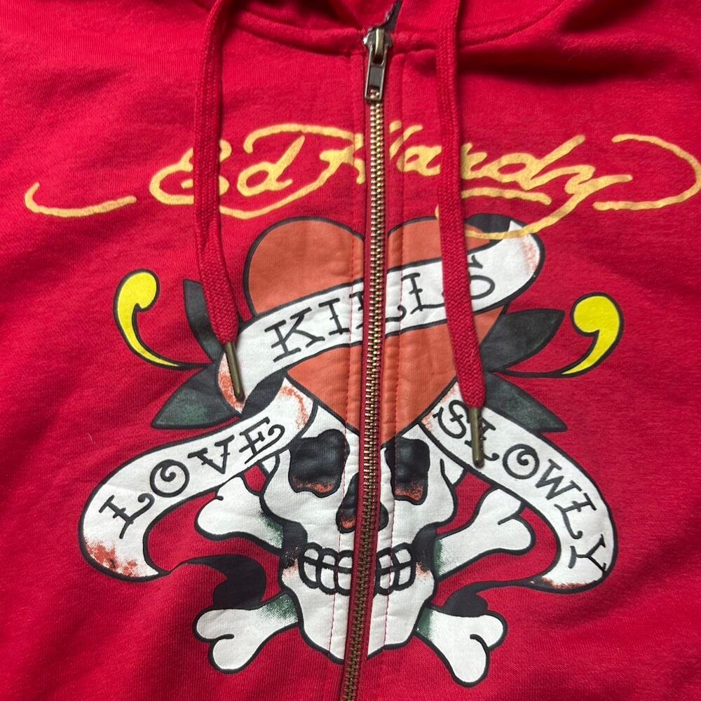 Rare ed hardy red and white tracksuit - Picture 3 of 4